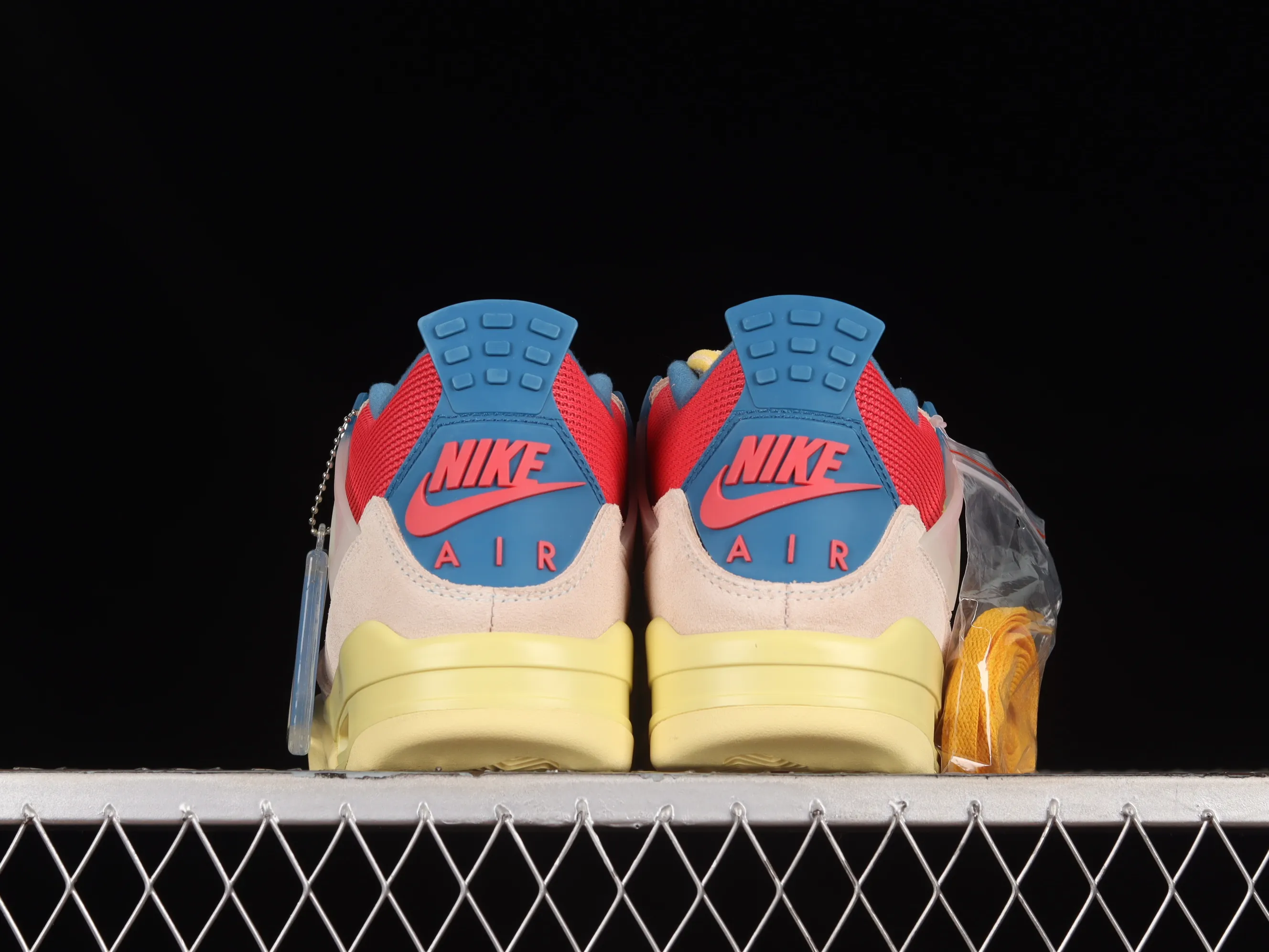 All categories Air Jordan Jordan series basketball shoes Air Jordan 4 OG version Union La x Air Jordan 4 Retro AJ4 Joe 4 Union Pink Blue Knights DC9533-800